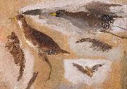Thomas Eakins Studies of Game Birds, probably Viginia Rails oil on canvas